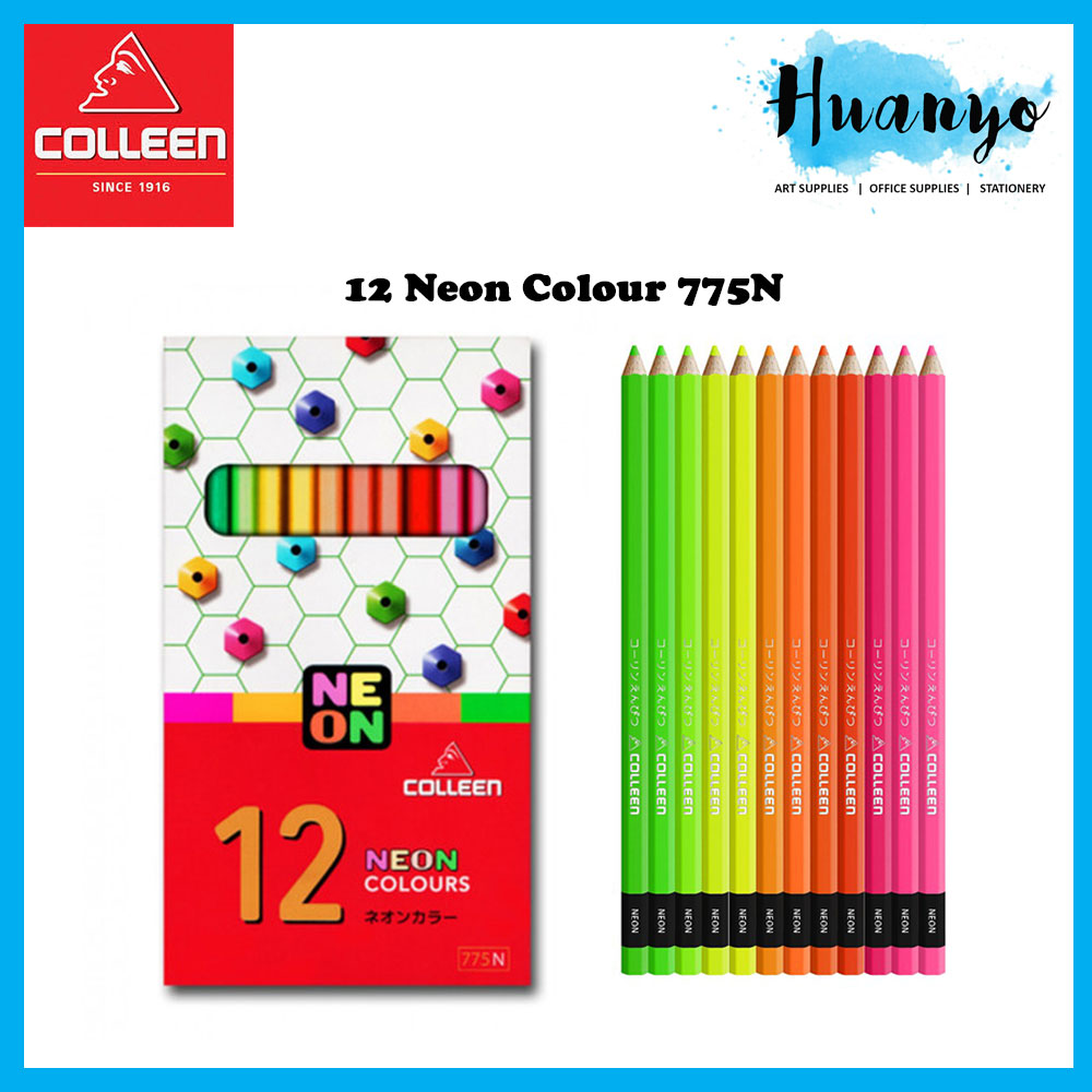 Colleen 775 Neon Colour Pencil (Color Set of 12 / 24 / 36 / 60