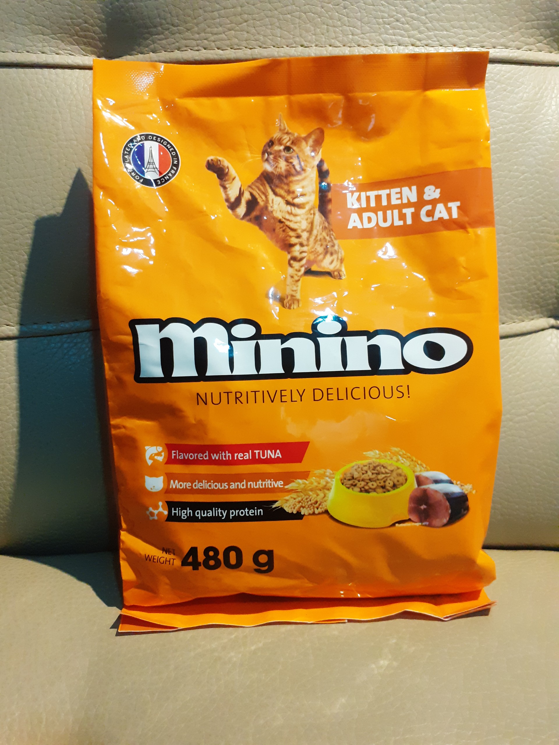 Thức ăn khô cho mèo mọi lứa tuổi Minino (480g)