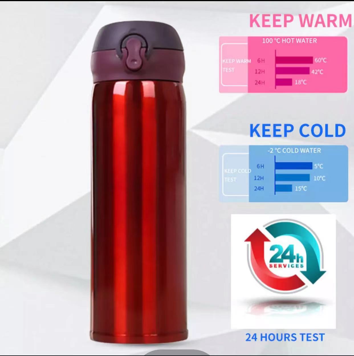 Bình Giữ Nhiệt  (500ml) inox 304