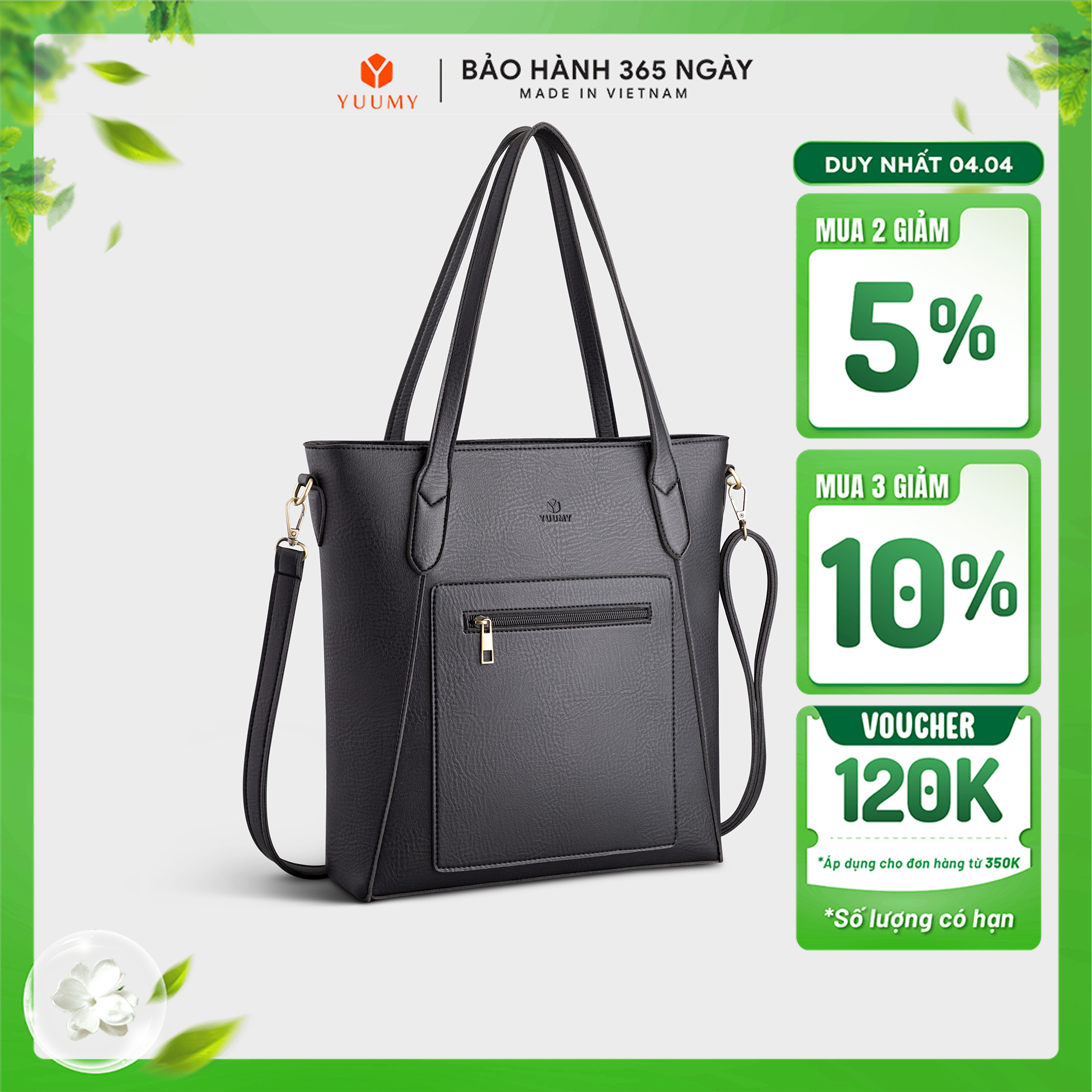 Túi Yuumy (Thời trang nữ công sở dáng đứng cỡ trung - Túi xách da Seasand YTX39)