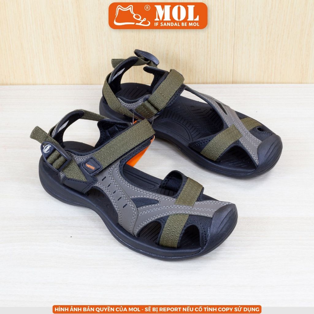 Giày sandal Vento nam bít mũi SD7612 có big size