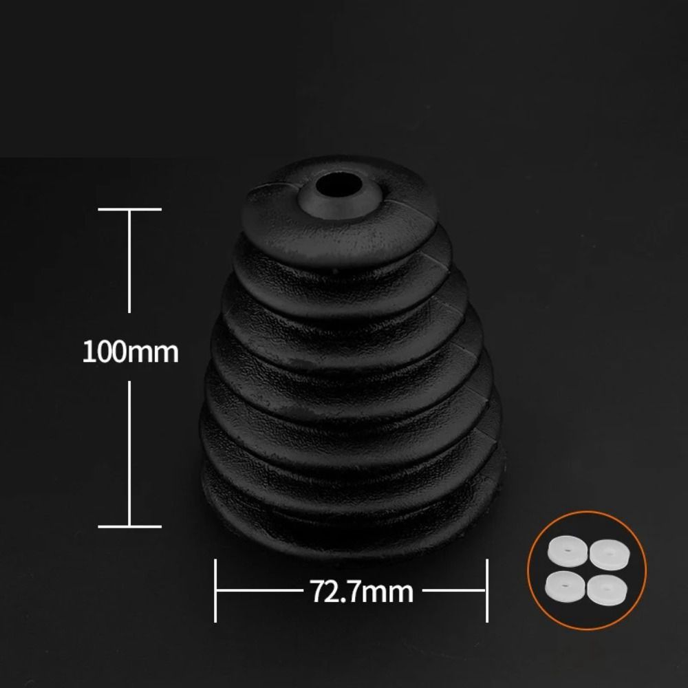 COBBERY Rubber Electric Drill Dust Cover Scalable Utility Impact Hammer Dust Collector Power Tool Accessories Convenient Drill Dust Catching Bowl Household