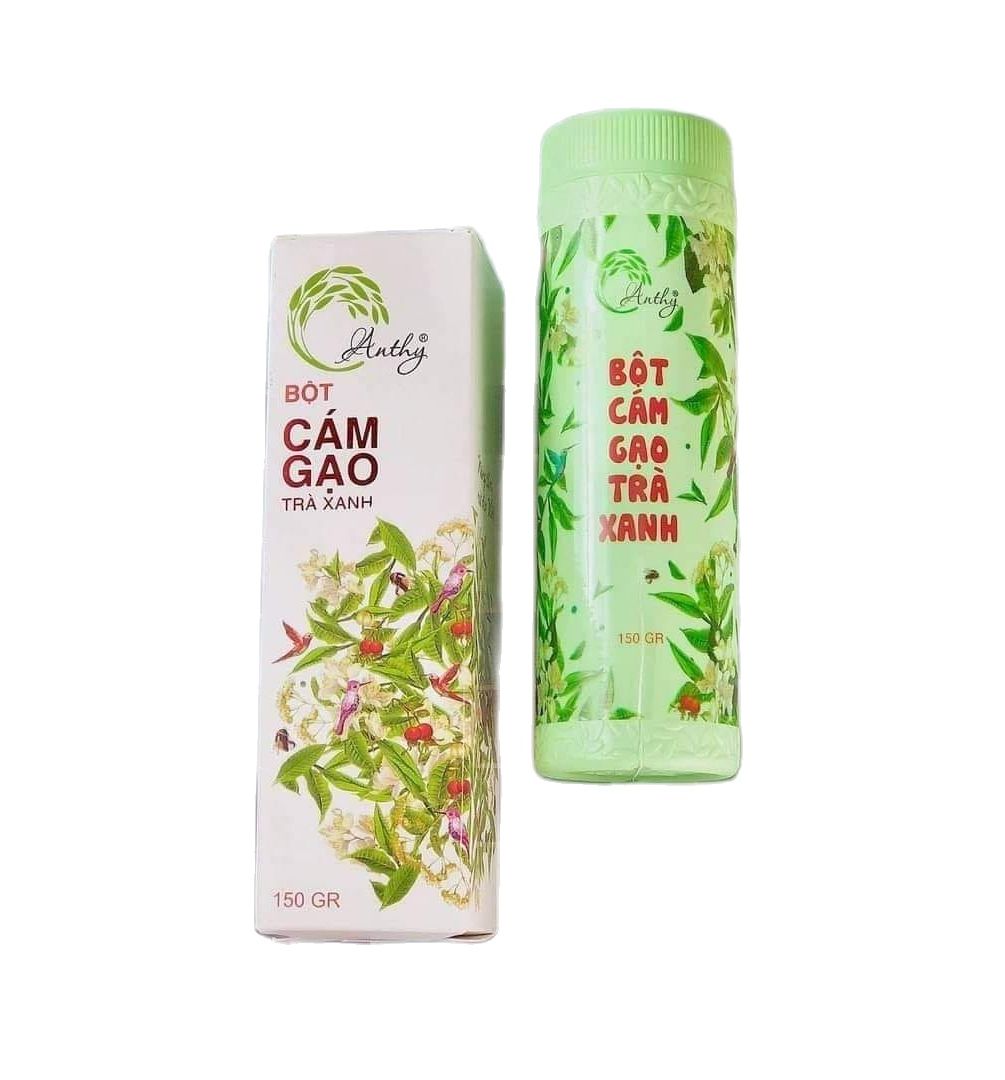 [Chính hãng Anthy Date 2026] COMBO 2 Bột Cám Gạo Trà Xanh ANTHY 150gram