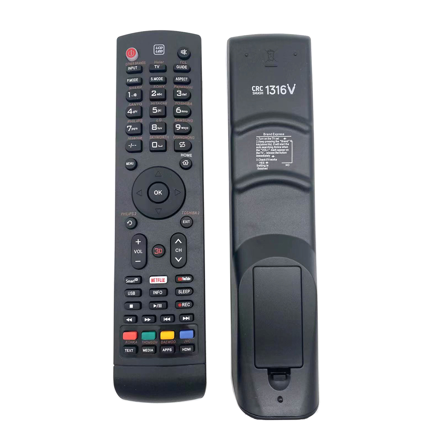 Smart Tv Remote Controller For Star Track Nisato Konka Walton Wansa Eurostar Ecostar. 