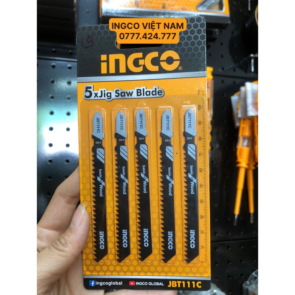 Bộ lưỡi cưa lọng gỗ INGCO JBT111C
