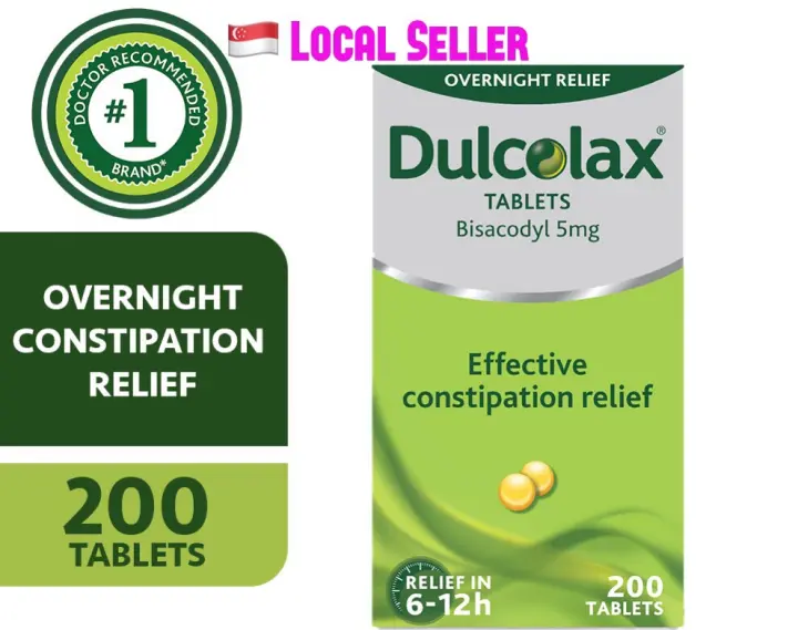 Sg Ready Stock Dulcolax 5mg X 200s Enteric Coated Tablet Constipation Relief Tablet Exp 2022 Or 2023 Lazada Singapore