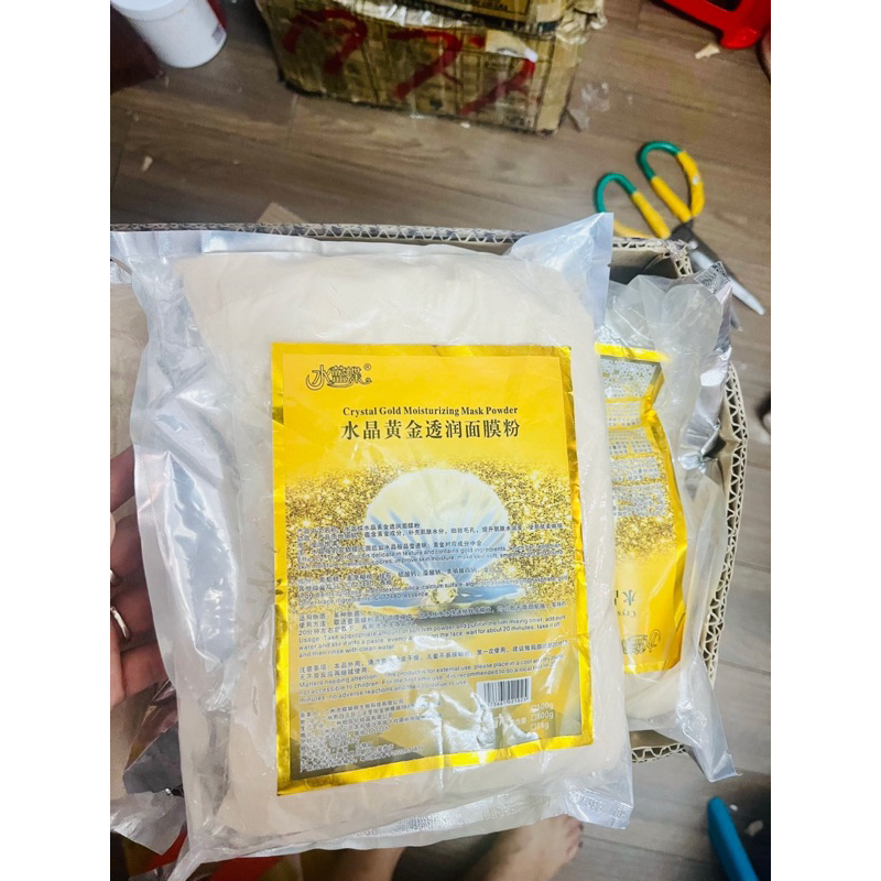 Bột Mặt Nạ Dẻo Sâm Vàng 24k