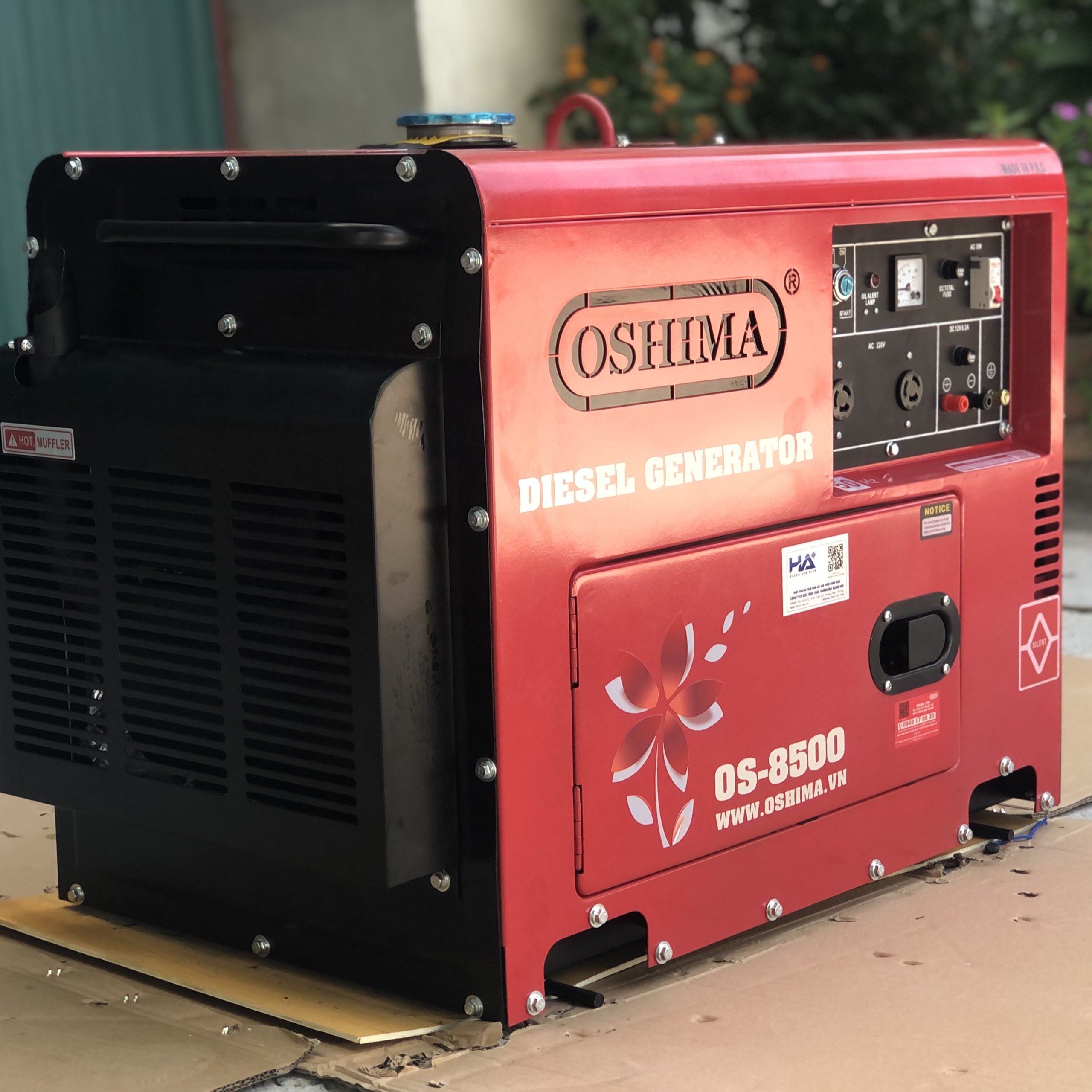 Máy Phát Điện Chạy Dầu 7kw Oshima OS-8500