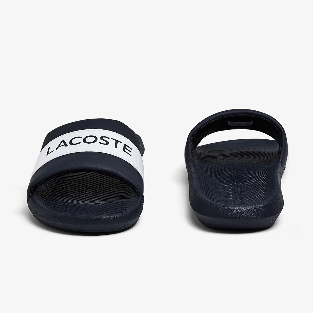[FreeshipMAX] Dép nam Lacoste Croco Textile Logo