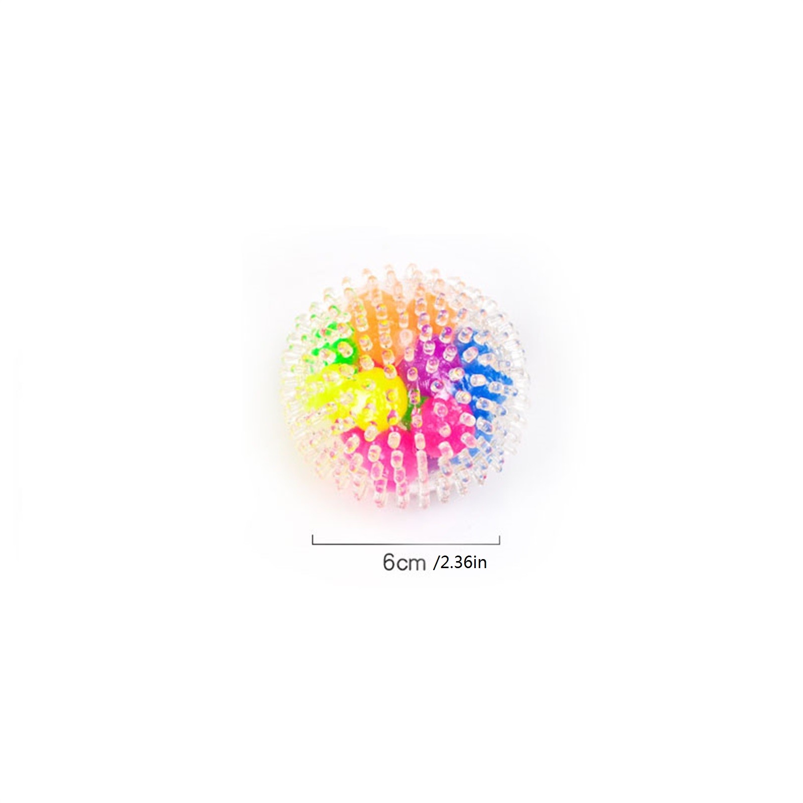【Hot demand】【Hot demand】Beautiful Spongy Rainbow Ball Toy Squeezable ...