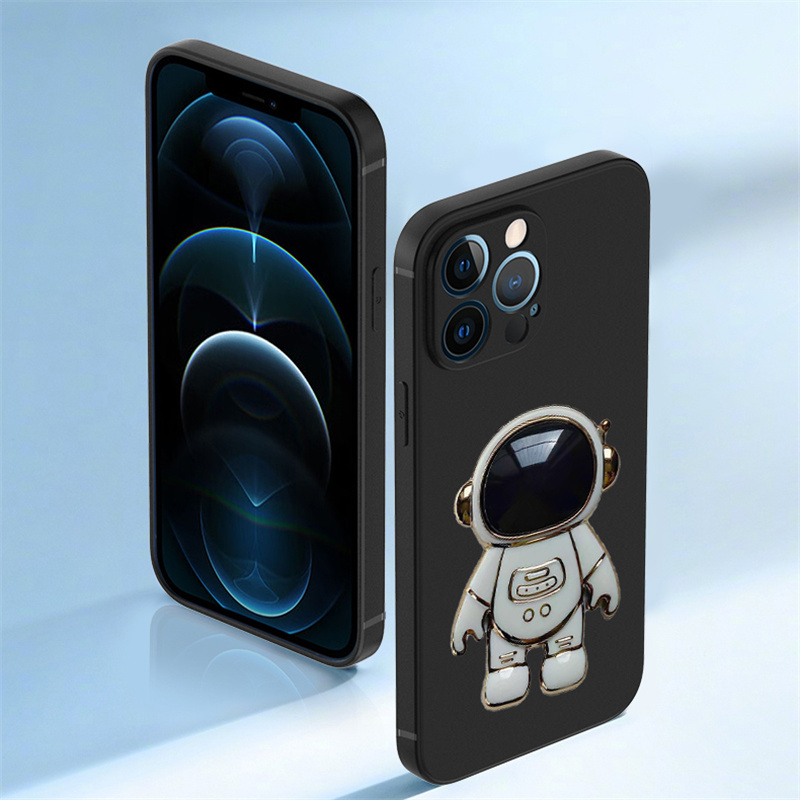 For infinix Hot 50i 40i 40 Pro Case Fashionable Cartoon Astronaut Stand dustproof Smooth For infinix Hot 40i 40 Pro Hot 50i Back cover.