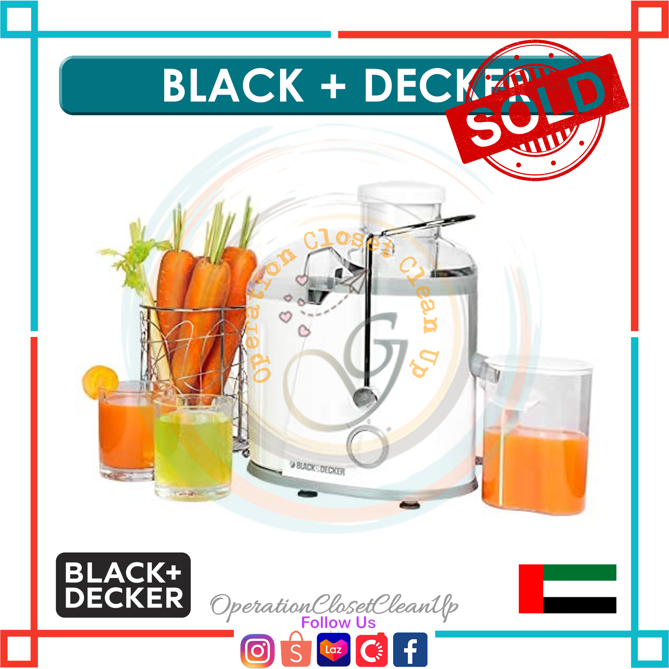 BLACK+DECKER JUICE EXTRACTOR BLACK+DECKER JUICE EXTRACTOR 400W JE400