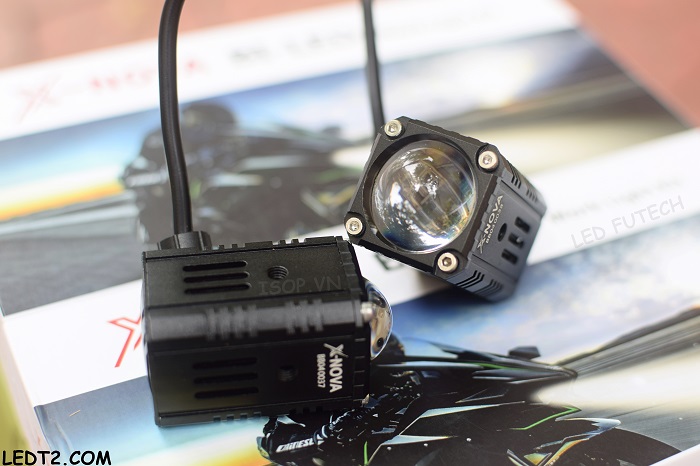 [LEDT2 ISOP] Đèn Bi - LED Mini Trợ sáng X - Nova 25W [Vuông] [Bảo hành 1 năm]