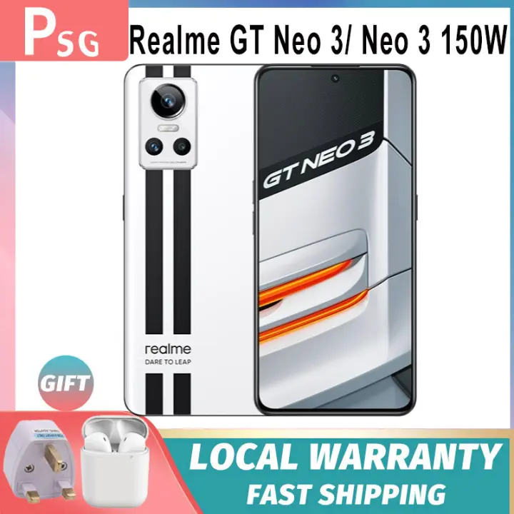 Realme GT Neo3 80W/ GT Neo 3 150W Charging Have Naruto Limited Edition 5G Phone Dimensity 8100 1 Year Local Warranty