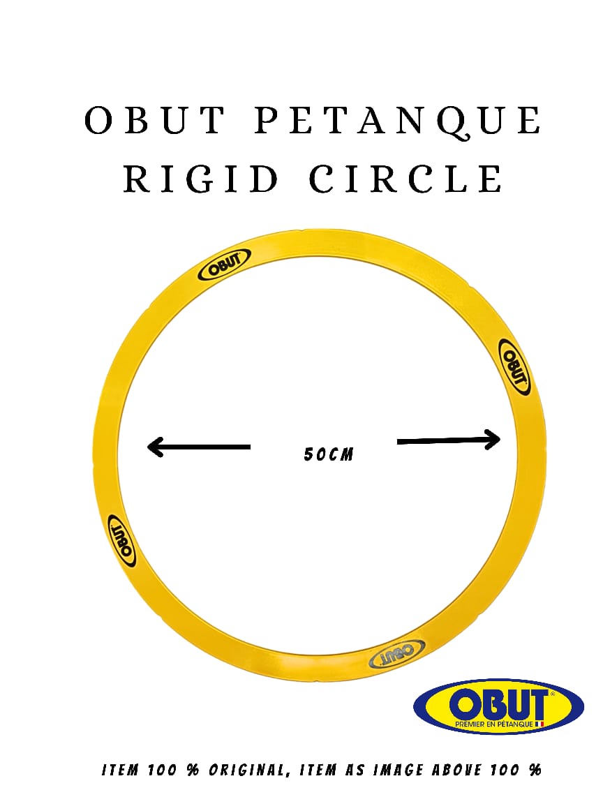 Obut pétanque rigid yellow circles