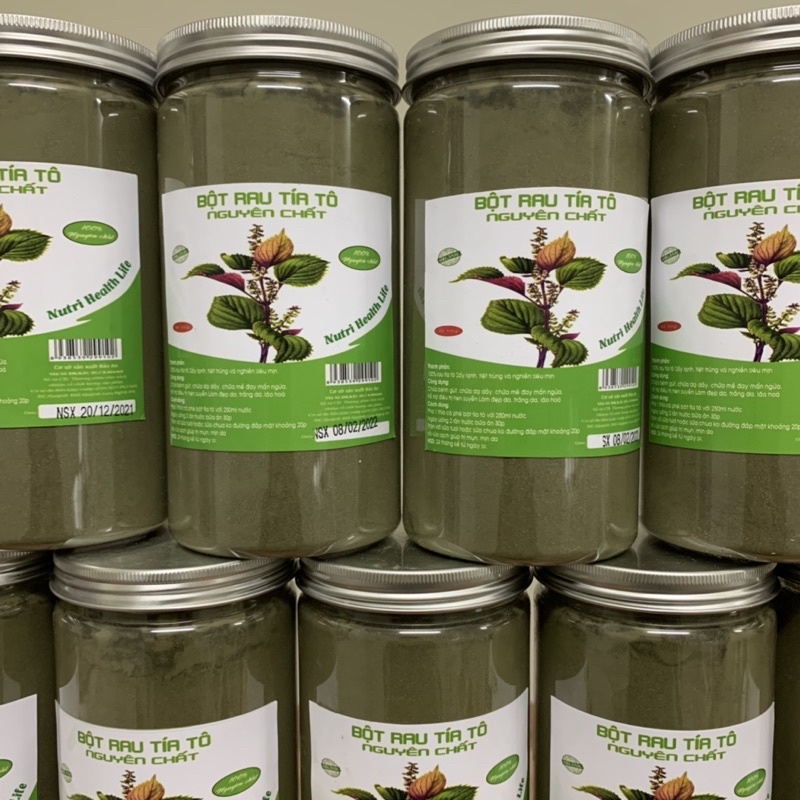 500g Bột tía tô sấy lạnh nguyên chất giải cảm, làm đẹp da