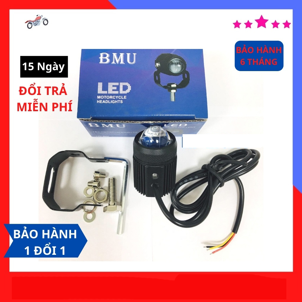 bóng đèn trợ sáng mini 2 màu cos vàng pha trắng giá 1 quả