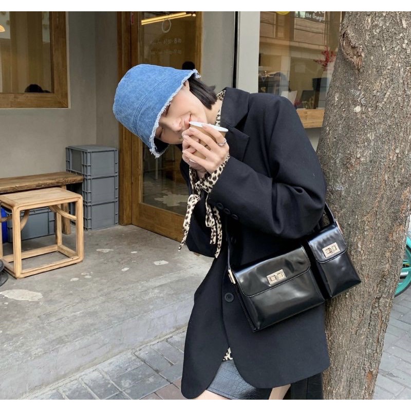 [SẴN]- Mũ nón bucket denim phong cách Ulzzang (M45)