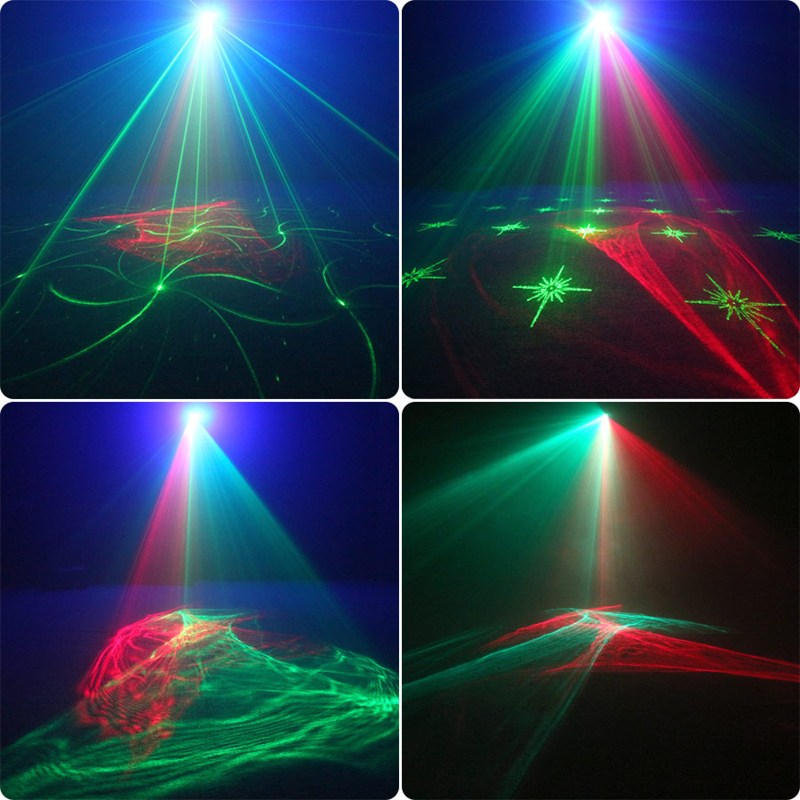 ESHINY Máy Chiếu Laser Màu Xanh Lá Cây Màu Đỏ Tia Cực Quang 60 Mẫu Đèn DJ Vũ Trường Đèn LED RGB Tiệc Tùng Từ Xa Quán Bar Khiêu Vũ KTV Phòng Sinh Nhật Đèn Hiệu Ứng Ánh Sáng Sân Khấu USB F5