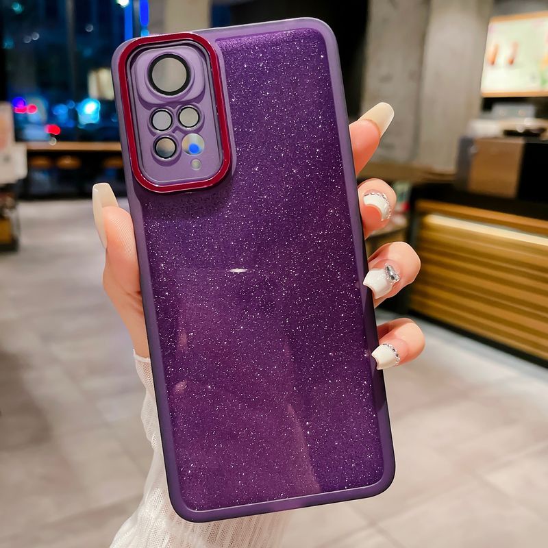 Phone casing glitter case for redmi note 11 11s 10 10s pro note11 note11s 5g 4g xiaomi back cover soft tpu silicone flexible bling shockproof bumper gradient camera lens protect