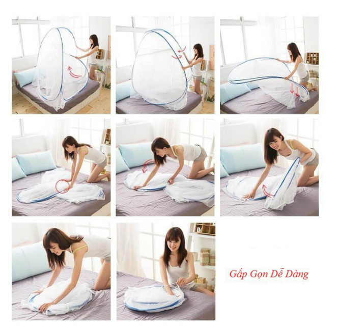 Màn chụp tự bung đỉnh nhọn