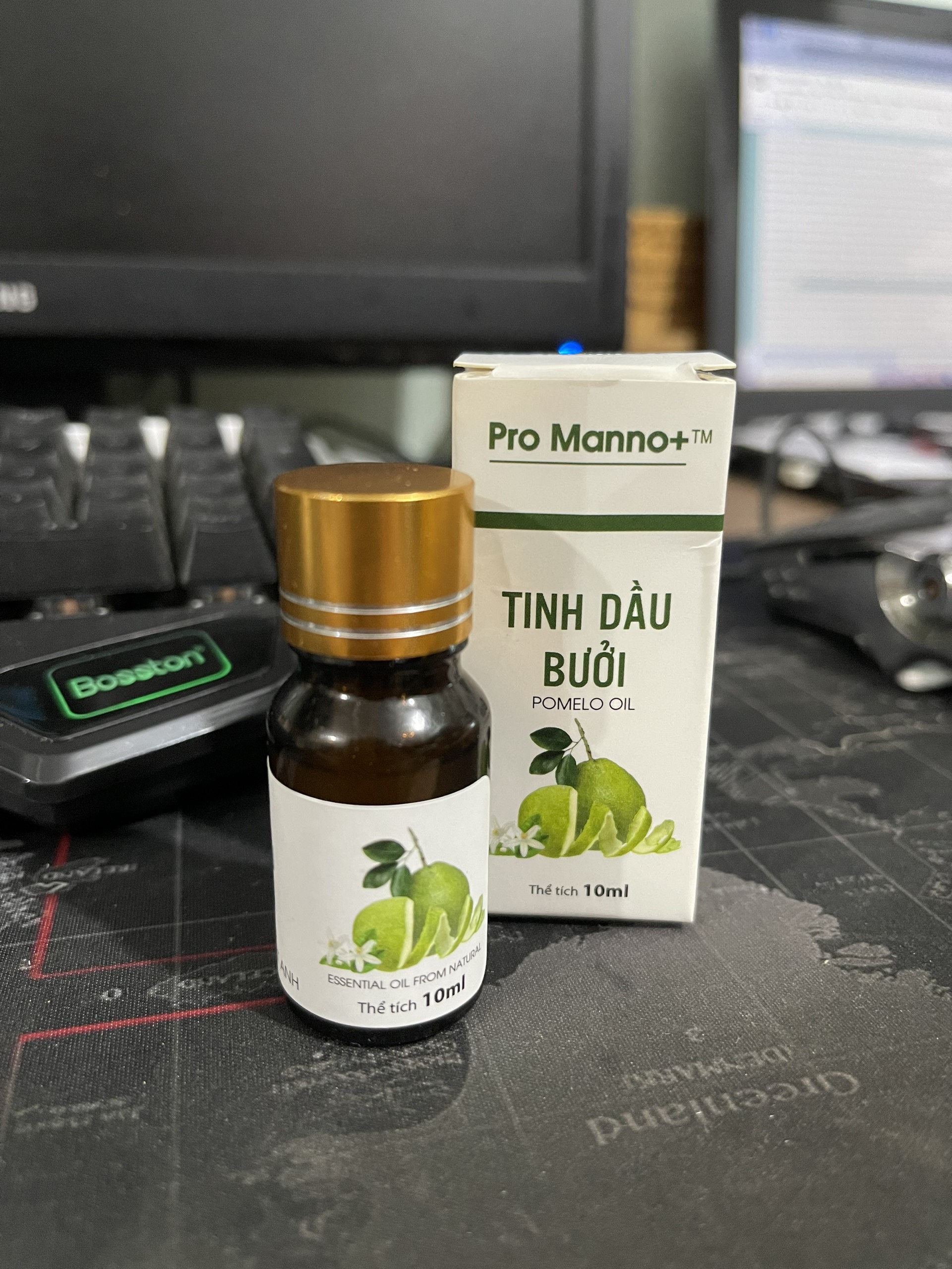 Tinh dầu bưởi, cam...
