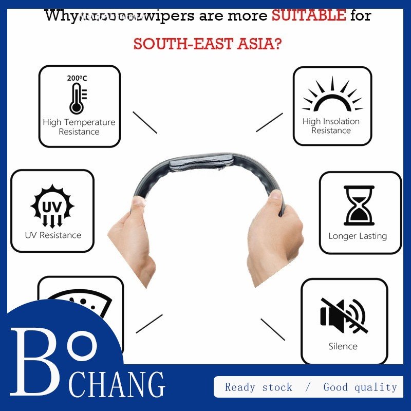 BC (Front+Rear 3pcs) Subaru Forester Wiper Blade Set for (Select Your Model) FOREST SUV Car Window Wipers Bundle (banana type+original back)