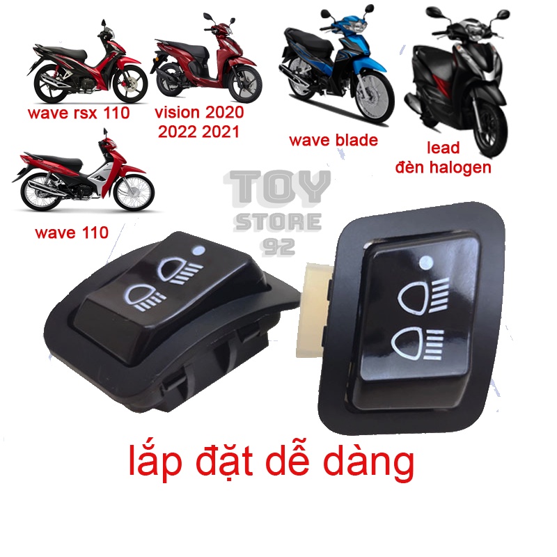 Công tắc tắt đèn xe máy đời mới