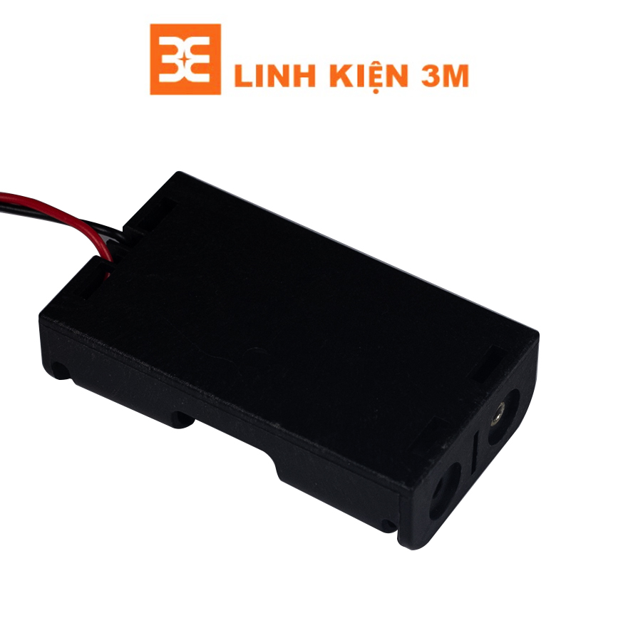 Đế Pin AA Không Nắp ( Đấu Nối Tiếp ) - 2 Pin