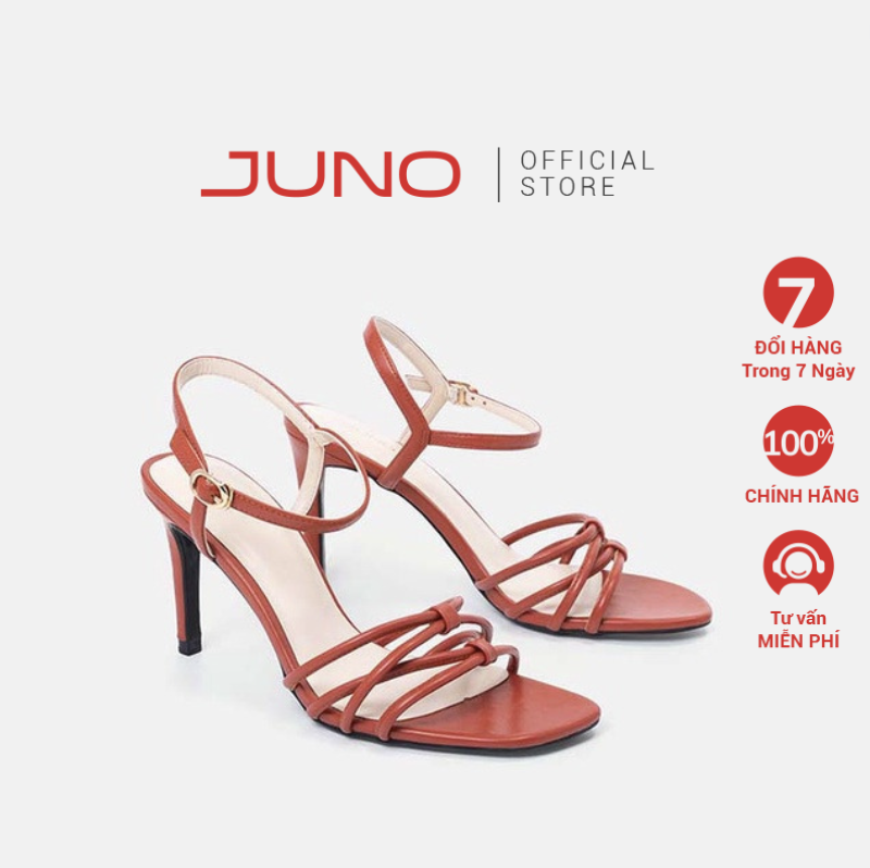 JUNO Giày Sandal Mũi Vuông Quai Mảnh SD09100 thumbnail
