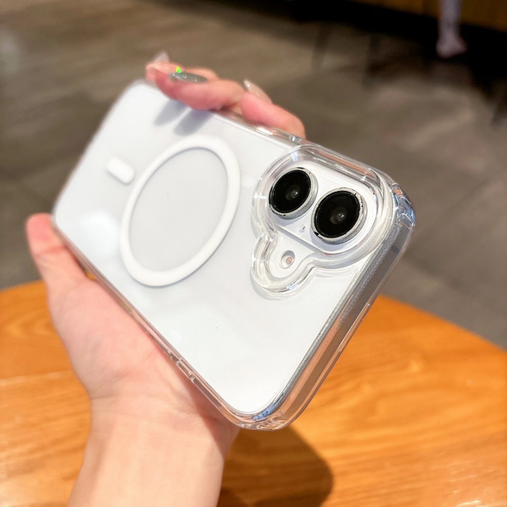 HOCE%20Phone%20Cases%20With%20Camera%20Control%20Capture%20Button%20Protector%20For%20iPhone%2017%2016%20Pro%20Max%2016%20Plus%2017%20Air%20MagSafe%20Case%20Clear%20Arcylic%20Back%20Magnetic%20Shockproof%20Cover%20-%20Image%202