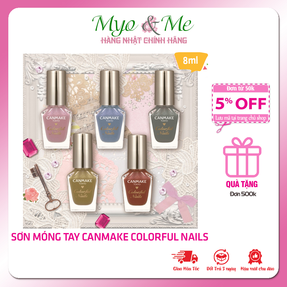 Sơn móng tay Canmake Colorful Nails - 8ml