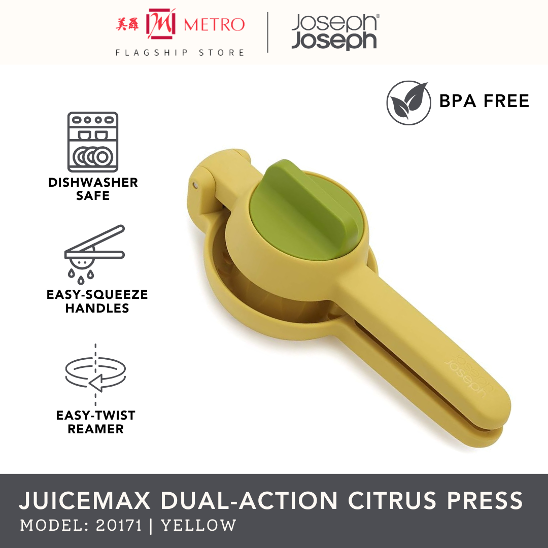 Joseph Joseph JuiceMax Dual-action Citrus Press 20171 Yellow