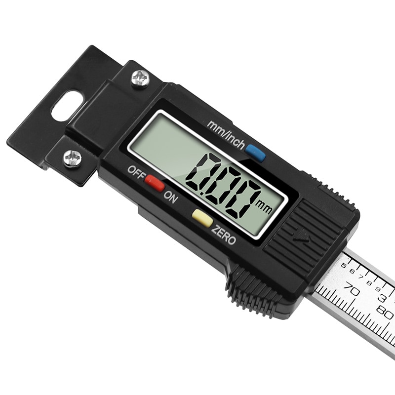 Stainless Steel Horizontal Vertical Digital Display Ruler LCD Display Level Caliper 0-15CM