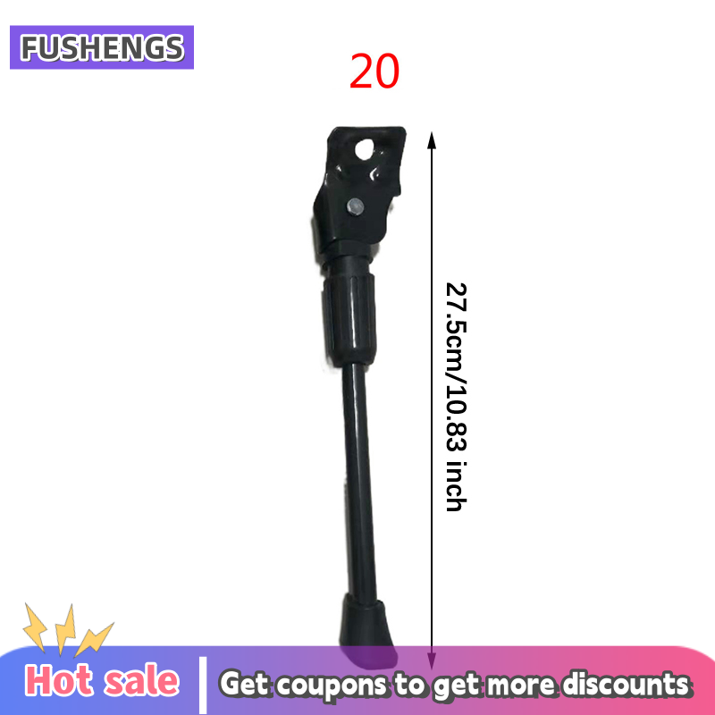 FUSHENGS Trẻ Em Xe Đạp Chân Đế Cho 12 14 16 18 Inch Bánh Xe Xe Đạp Bên Đá Đứng Phía Sau Núi Cao Cấp Thép Xe Đạp Hỗ Trợ Kệ