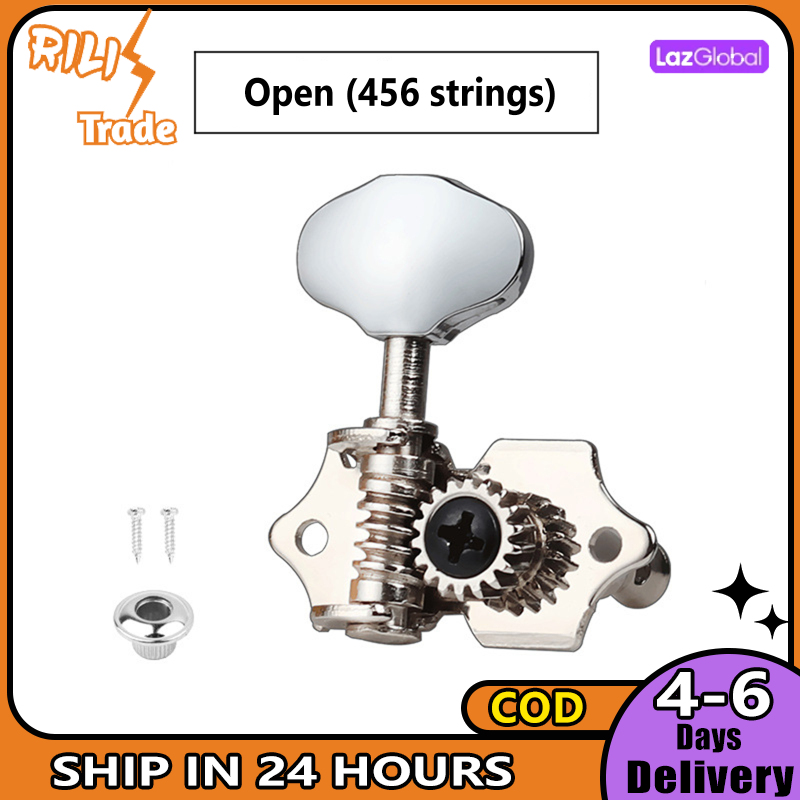 Acoustic Guitar String Tuning Pegs Kit With Screw Ferrule Universal Tuners Open Tuning Standard Accessories