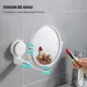 Folding Arm Extend Bathroom Mirror Without Drill Swivel Bathroom Mirror Suction Arm Double Side Cosmetic Makeup Mirrors. 