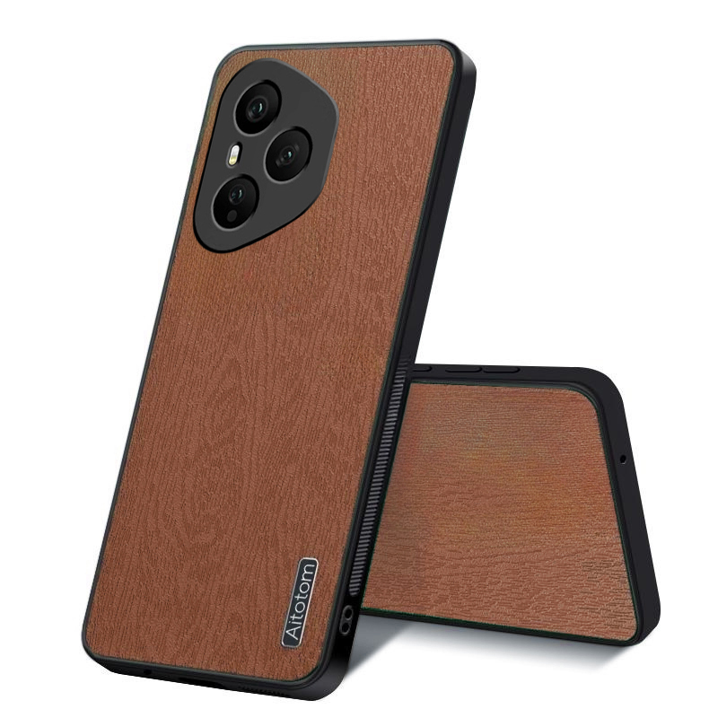 For Honor 400 Pro Case Wood Texture Canvas Hrad Shockproof For Honor400 Pro Back cover Phone Cases. 