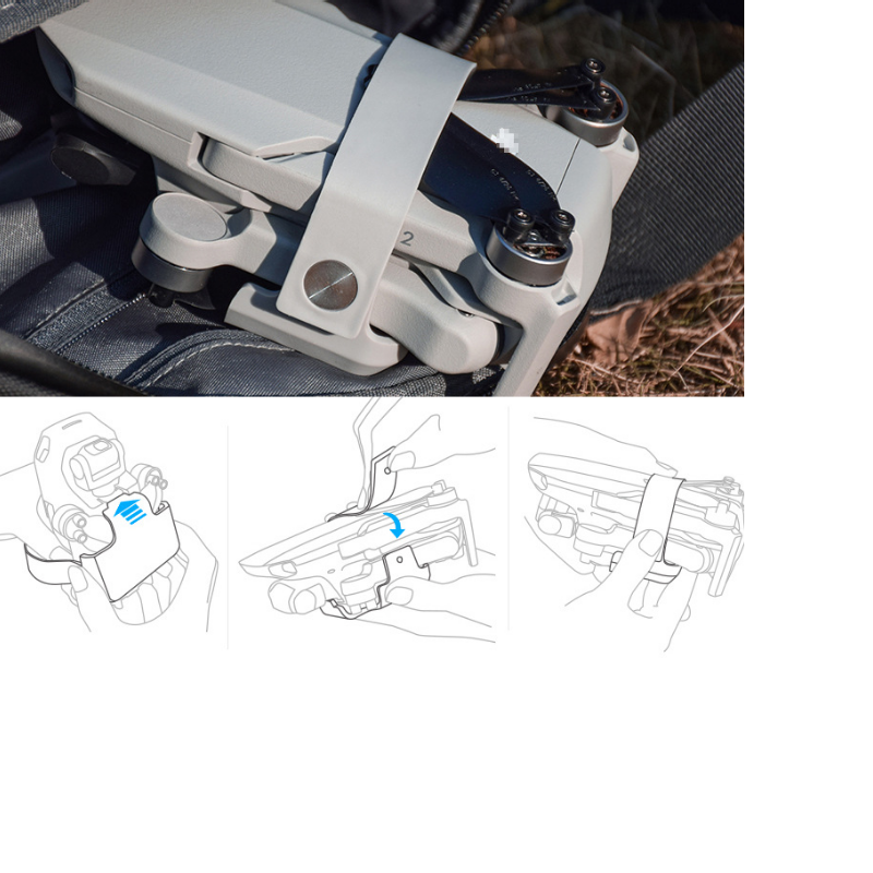 Kẹp giữ cánh flycam DJI mini / mini 2 2SE - Phụ kiện flycam (drone)