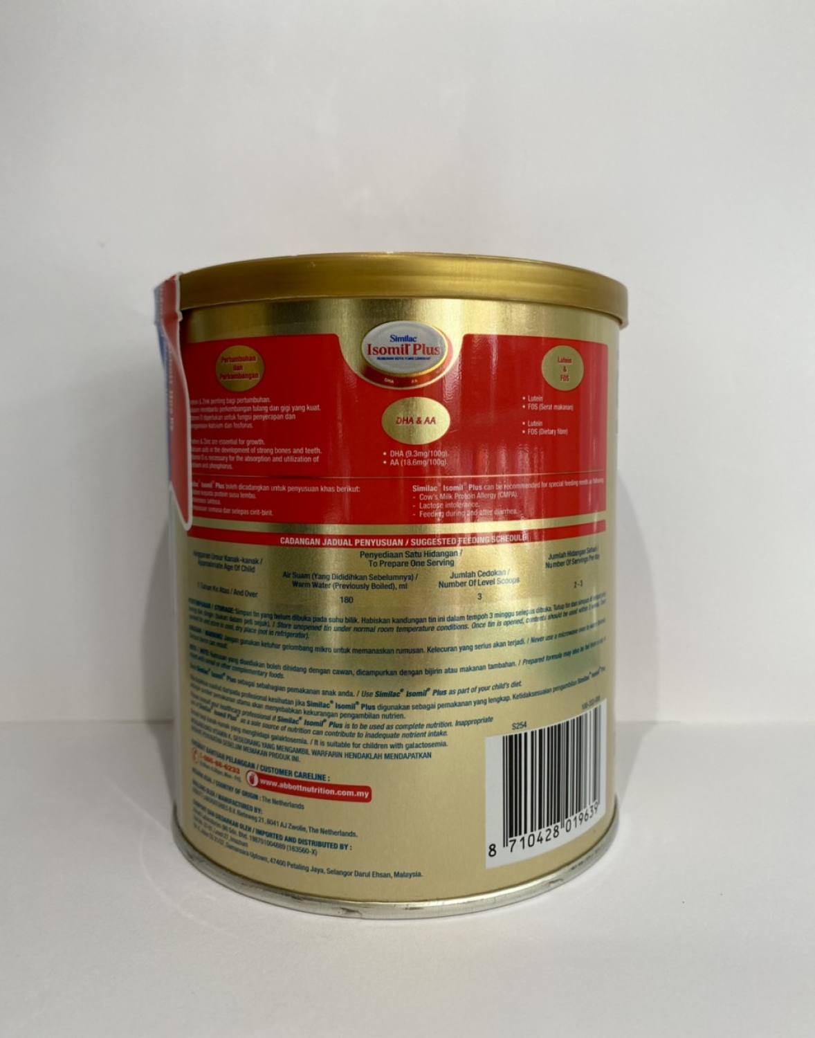 SỮA CÔNG THỨC SIMILAC ISOMIL VÀ ISOMIL PLUS 400G - ĐẠM ĐẬU NÀNH