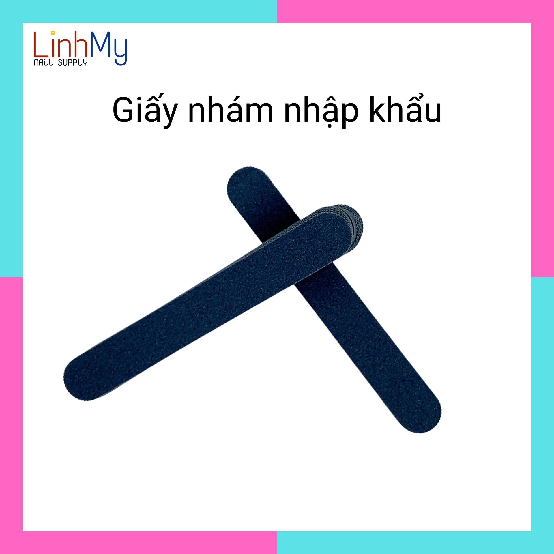 Dũa móng tay mini màu đen nhám mịn