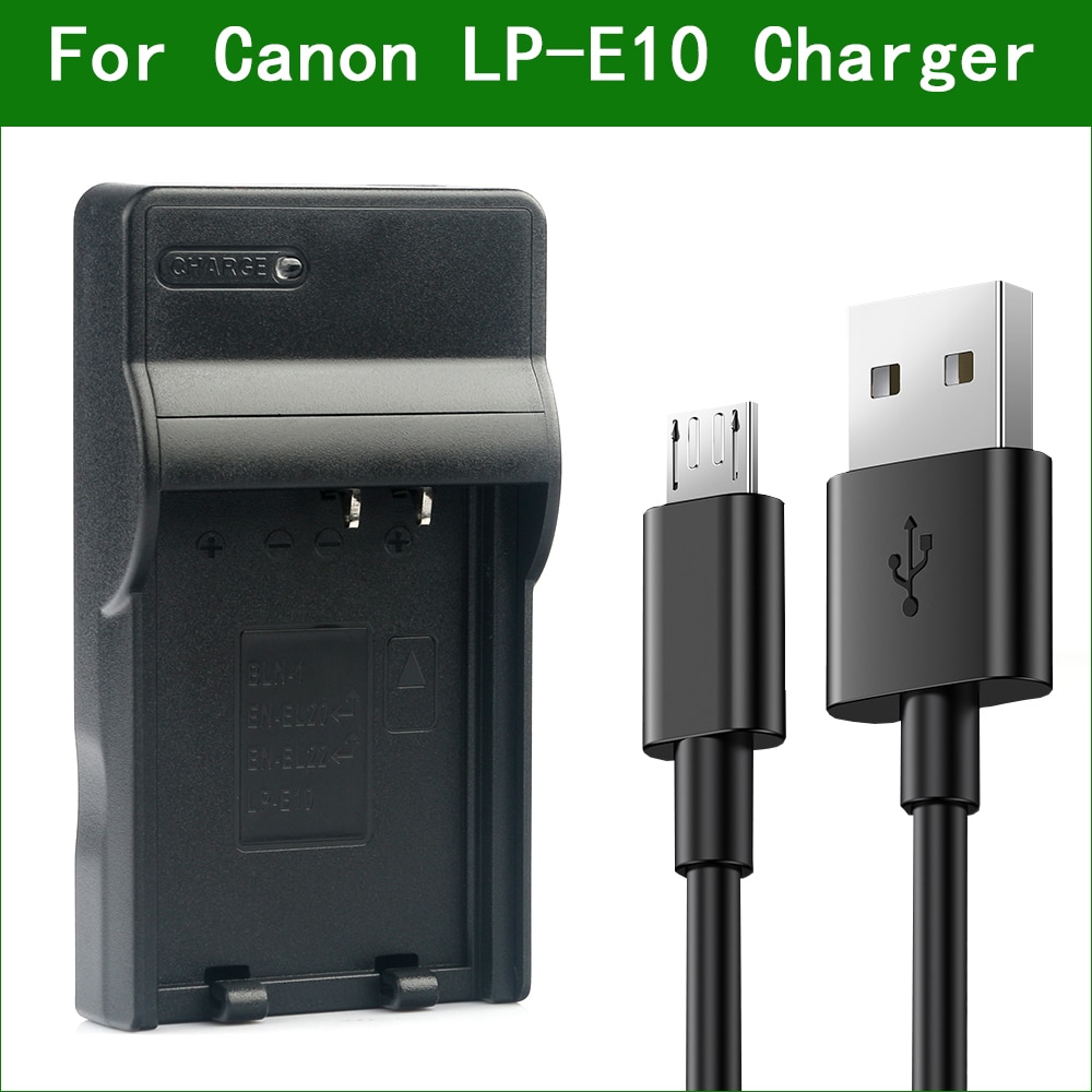 LP-E10 LP E10 LC-E10 lc-e10n máy ảnh kỹ thuật số Pin Bộ sạc cho máy Canon EOS 1500d 2000D 3000d 4000d hôn X80 X90 REBEL T7 T100