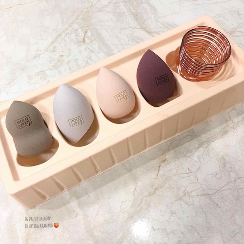 Set 5 món bông mút trang điểm Hold live cao cấp