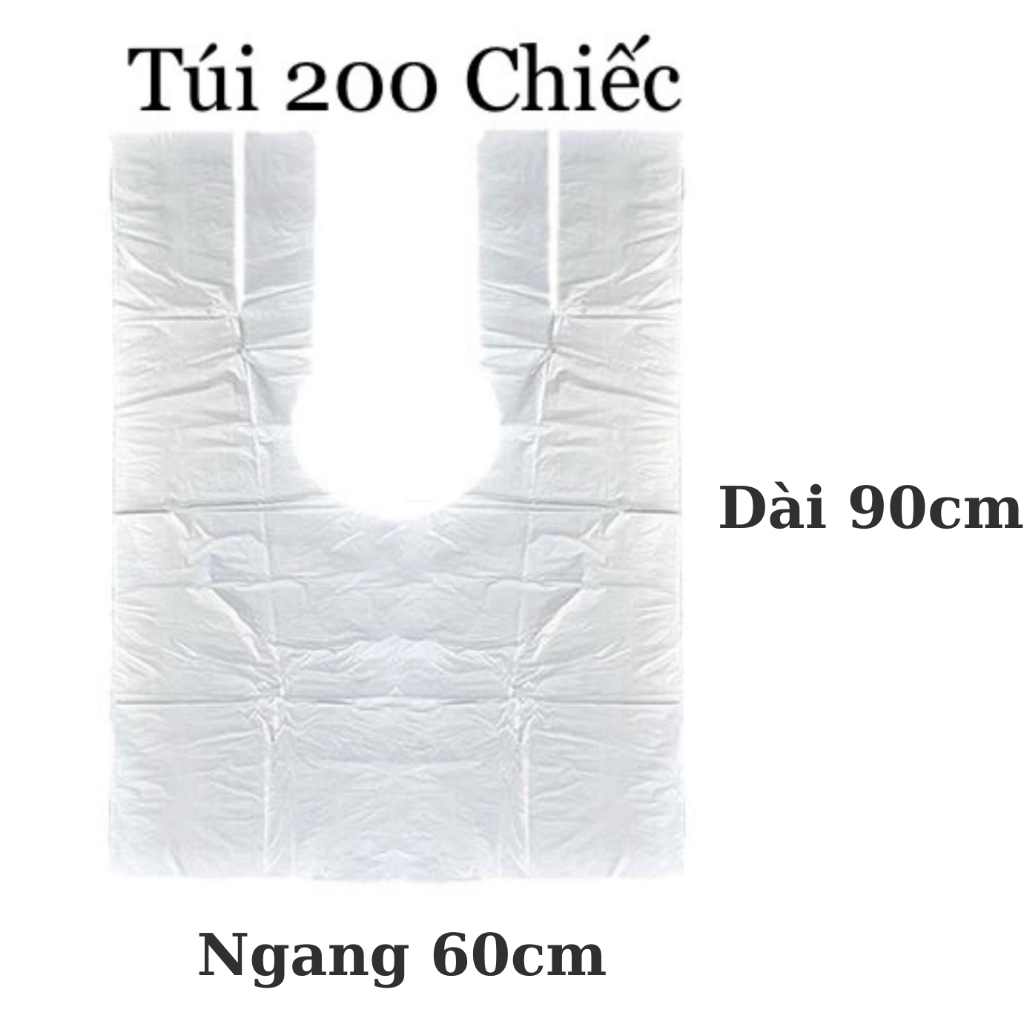 Áo choàng nilong nhuộm tóc (dùng 1 lần) AZ008  (1 áo)