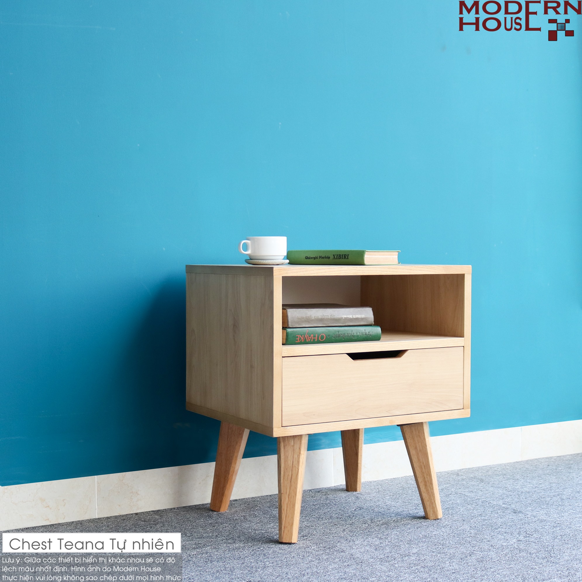 TỦ ĐẦU GIƯỜNG TEANA GỖ MDF