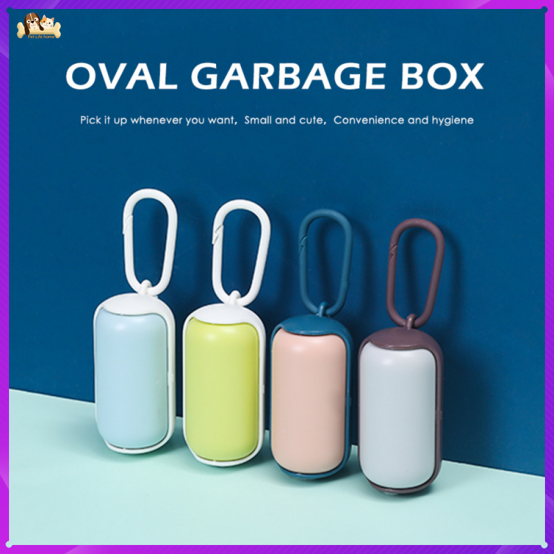 Dog Waste Poop Bag Dispenser Multipurpose Carrier Holder with 15