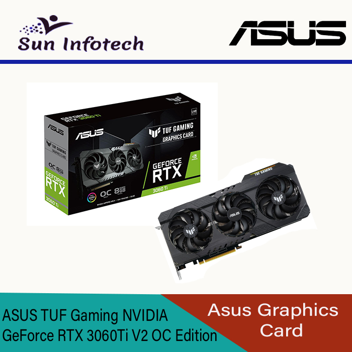 ASUS TUF Gaming GeForce RTX 3060 Ti V2 OC Edition 8GB GDDR6 PCI