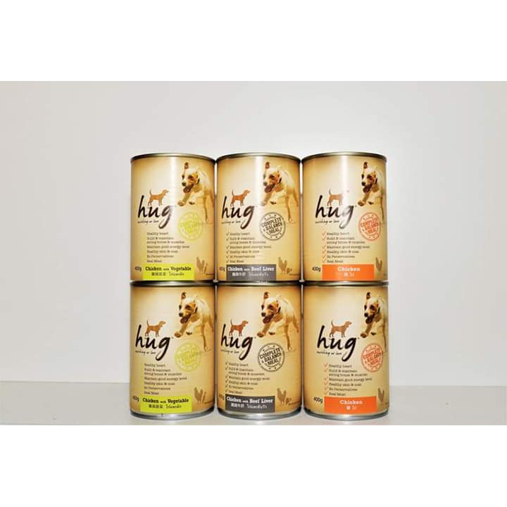 Pate dinh dưỡng HUG cho chó lon 400g