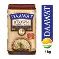 Daawat Quick Cooking Brown Basmati Rice. 
