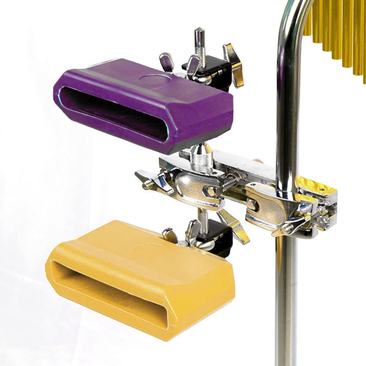 (BGIC) 5 Inch Jam Block,Plastic Musical Percussion Block Compatible with Latin Drum Instrument